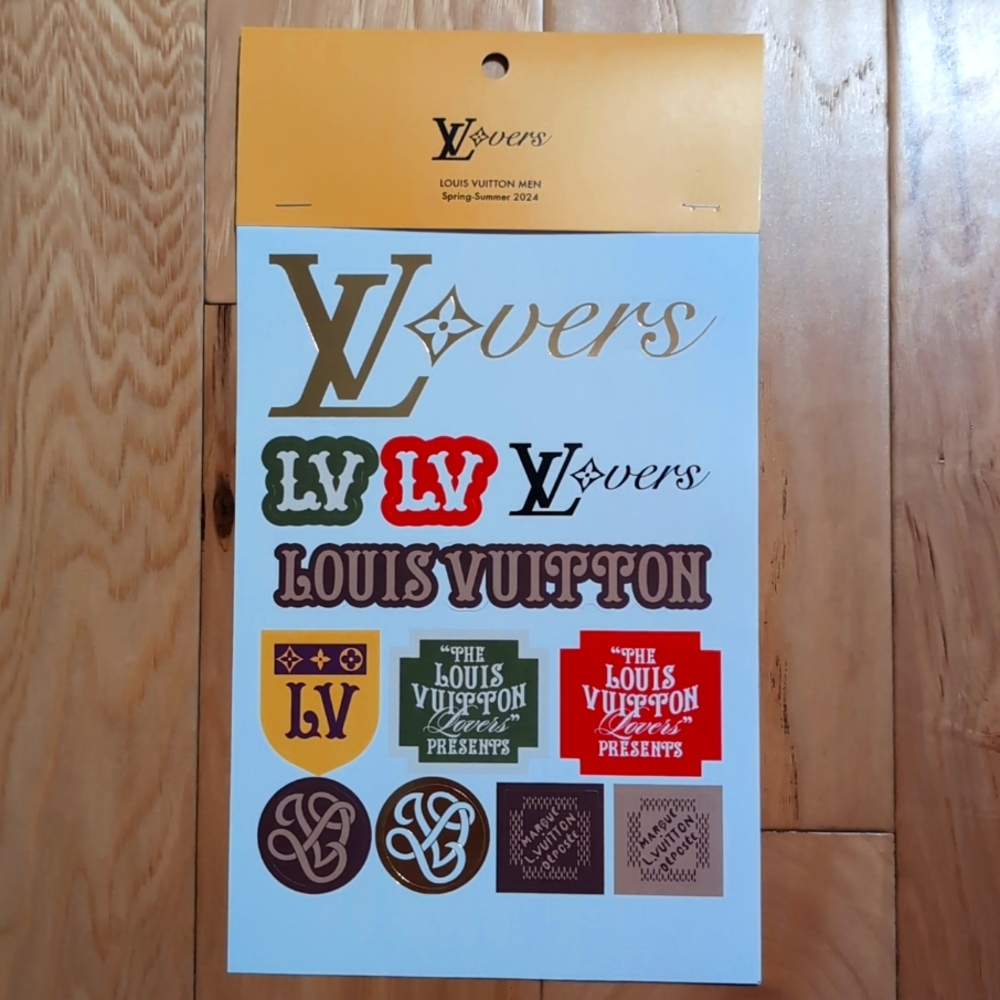 Pharrell x Louis Vuitton Lovers SS24 Stickers